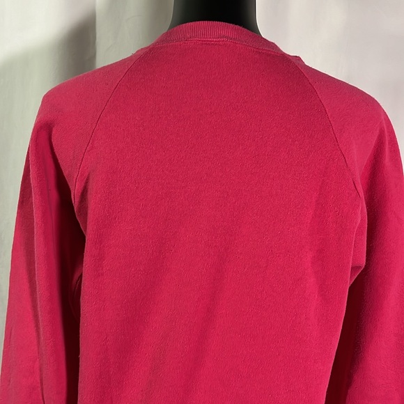 Vintage Pink Unibearsity Teddy Bear Long Sleeve Crewneck Sweatshirt - Picture 11 of 16